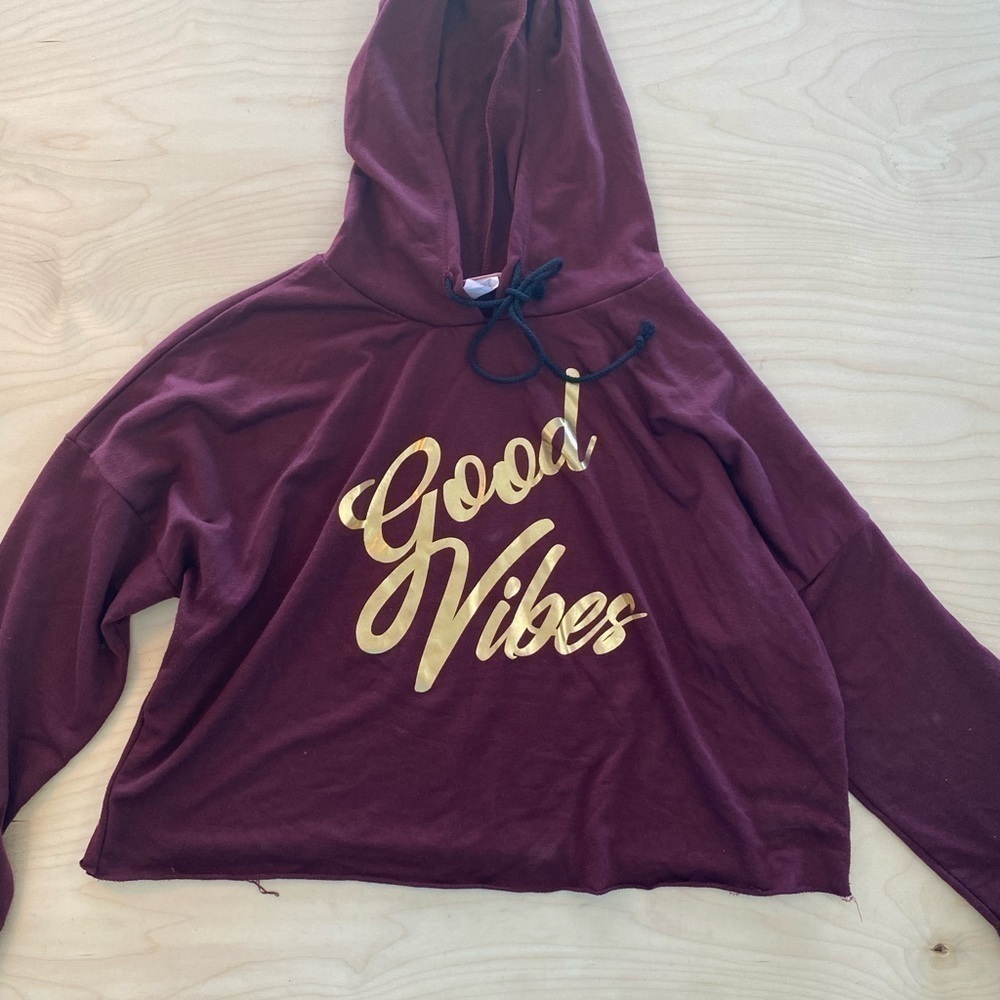 Rainbow Crop Hoodie size XL (FJ)